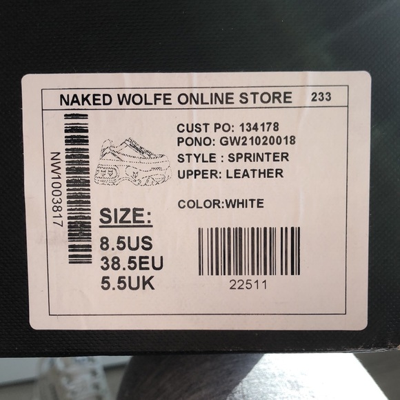 Naked Wolfe Sprinter Platform Sneakers - Picture 11 of 11